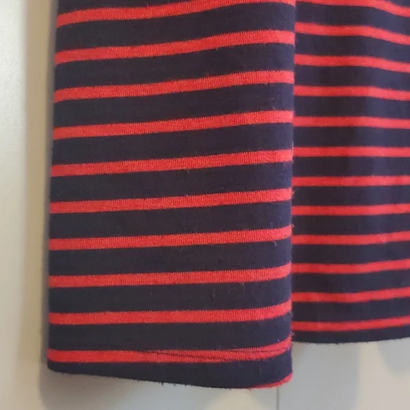 Ann Taylor LOFT navy and red stripe tee - Picture 8 of 10